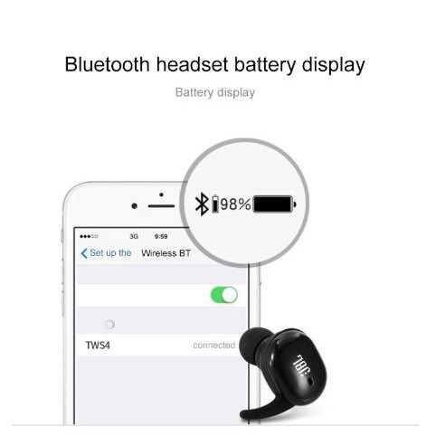 Tai nghe Bluetooth 5.0 Jbl Tws4 tích hợp micro mang lại trải nghiệm rảnh tay tiện dụng