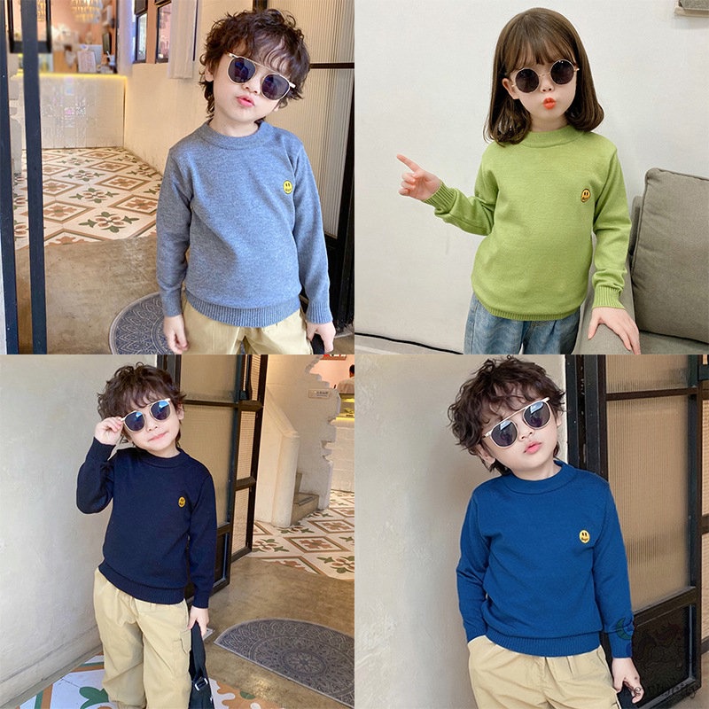 Áo sweater tay dài họa tiết hoạt hình thời trang Hàn Quốc đáng yêu cho bé