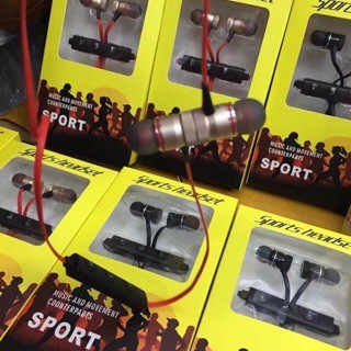 Tai nghe nam châm bluetooth Sports Headset kiểu dáng thể thao gọn nhẹ