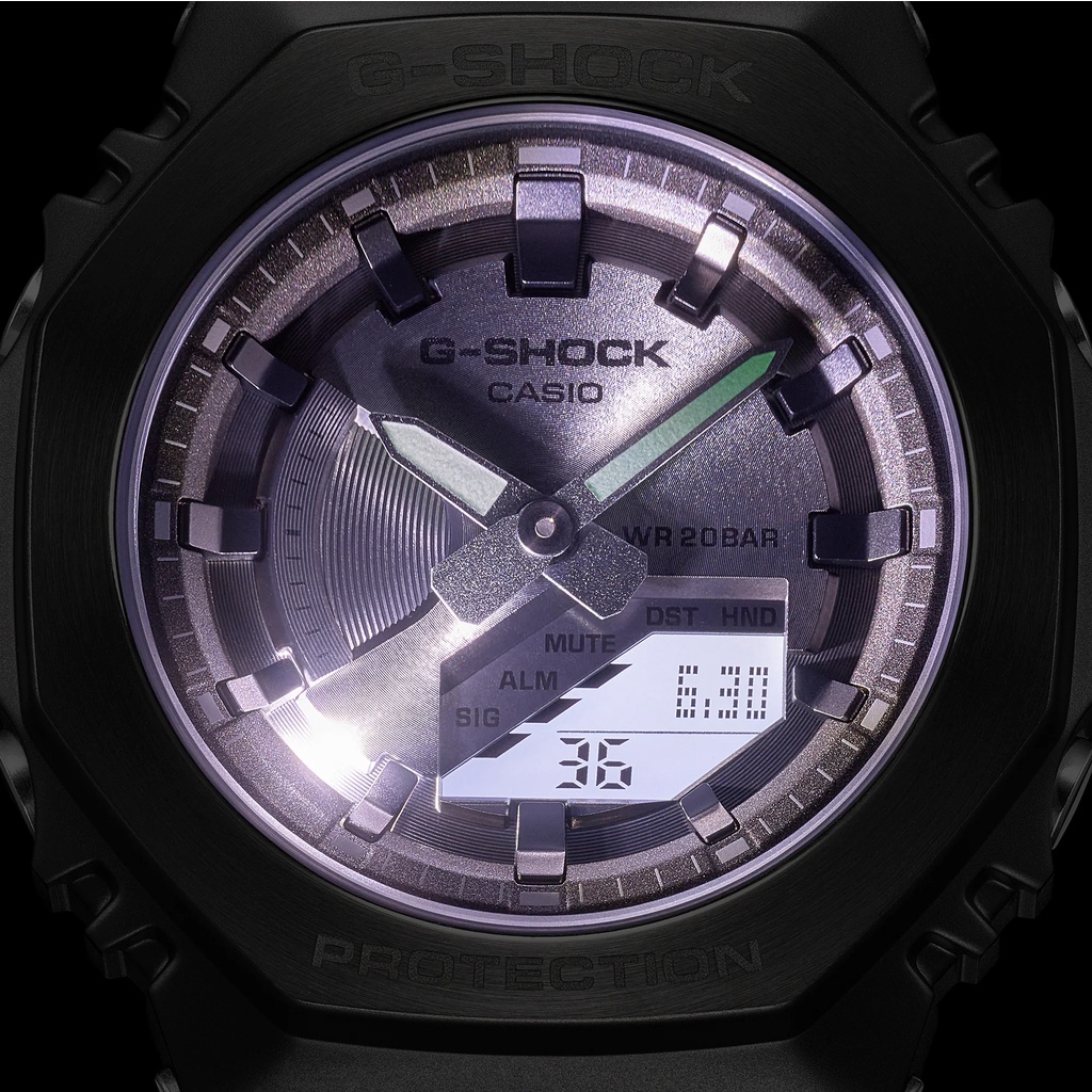 Đồng hồ nam/nữ Casio G-Shock GM-S2100MF-1A chống va đập, chống nước 200m, hàng chính hãng