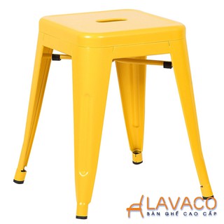 Ghế tolix Stool màu vàng đẹp –302Y