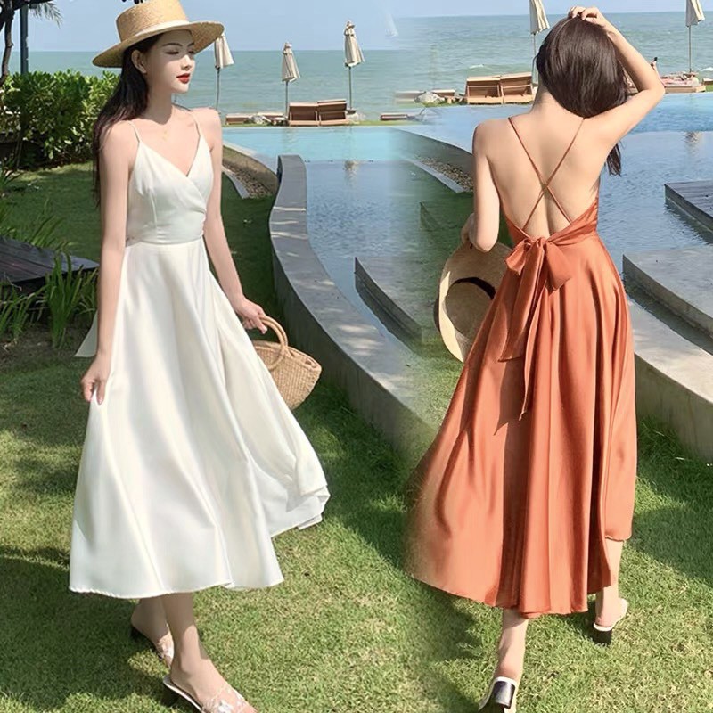 Đầm Maxxi Đi Biển, Dạo Phố, Đi Tiệc cuốn hút có mút ngực sẵn - Thời trang VADA (MX666) | BigBuy360 - bigbuy360.vn