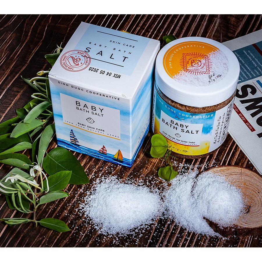 Muối tắm bé Tâm Dược Thảo - Sinh Dược sản xuất