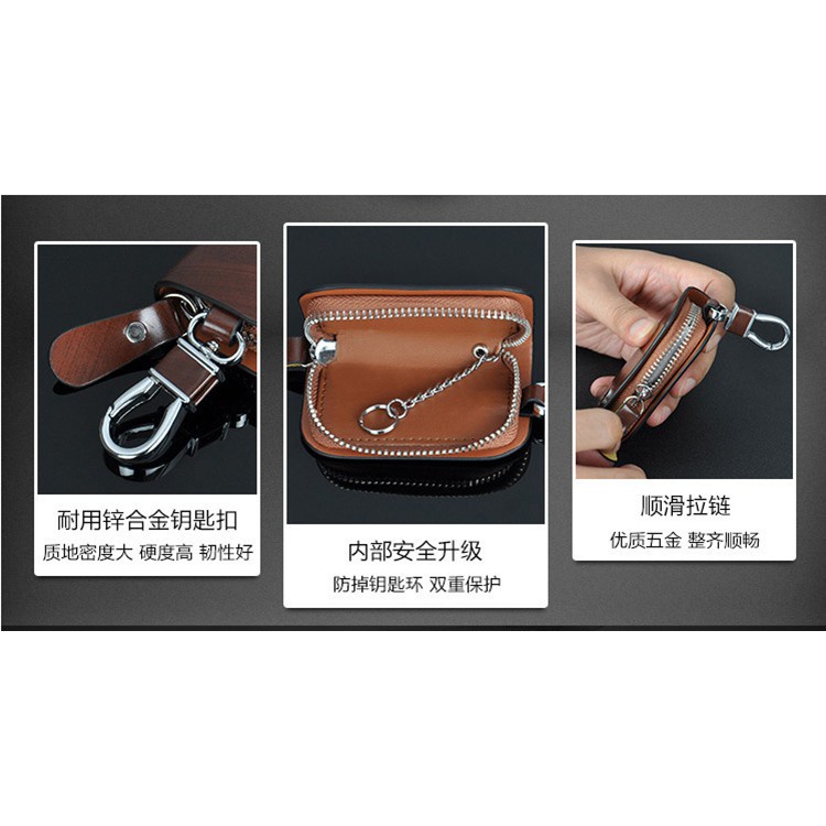 Bao Da Đựng Chìa Khóa Thông Minh Cho Xe Hơi HONDA City HRV BRV JAZZ CRV ACCORD CIVIC