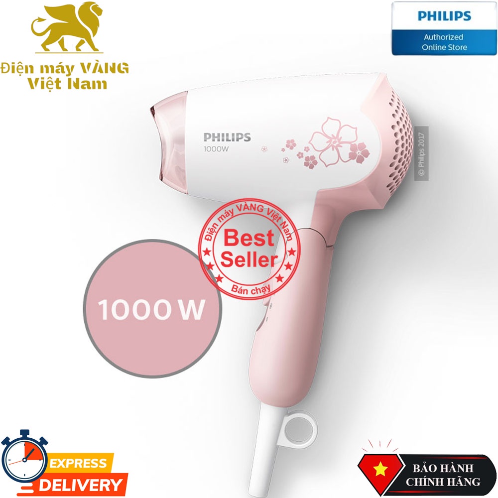 Máy sấy tóc du lịch sấy cho bé Philips HP8108 có thể gấp gọn