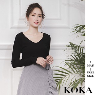 Áo pull cổ tim koka 10803