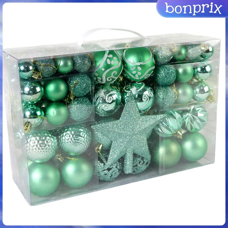 Set 100 Trái Châu Màu Đỏ Trang Trí Cây Thông Noel