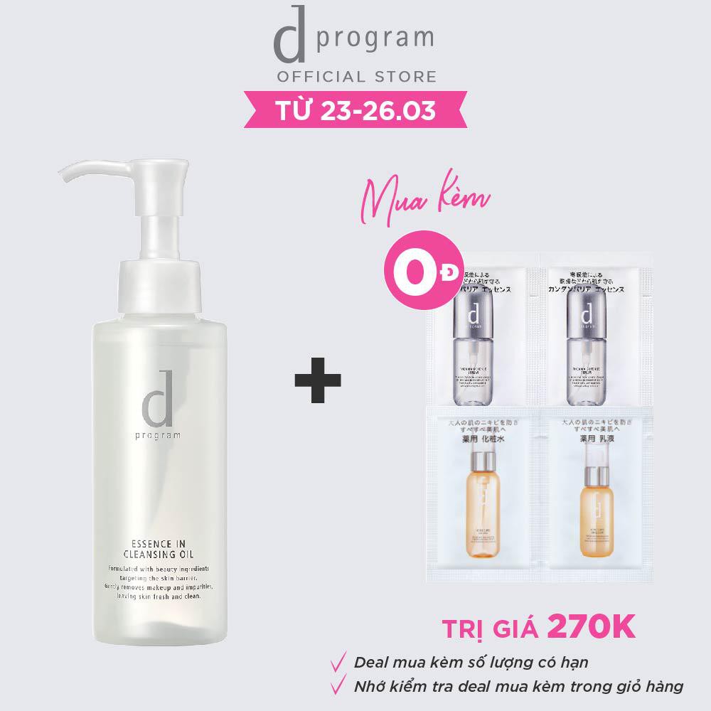 Dầu Tẩy Trang Dưỡng Da Essence Cleansing Oil D Program 120ml - Khongcoson