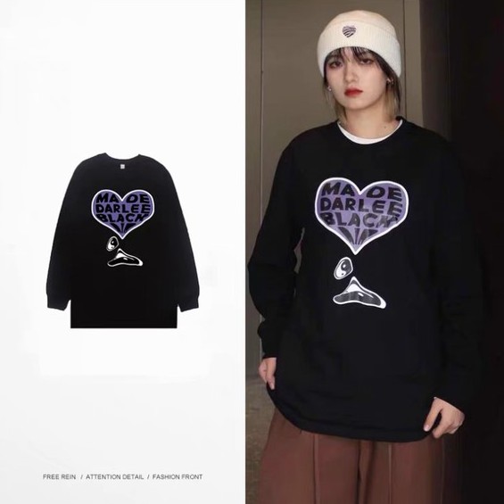 Áo Sweater Nữ Nam Form Rộng BLACK - Áo Cardigan 2 Màu ASW14