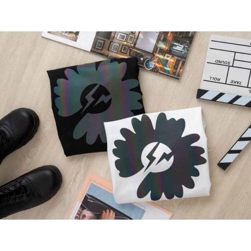 Hình decal nhiệt hoa cúc phản quang