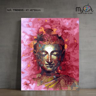 Tranh sơn dầu số hoá tự tô màu Phật TN0655