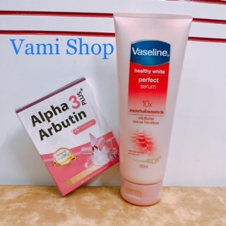 COMBO VIÊN KÍCH TRẮNG DA VÀ KEM VASELINE 10x THÁI LAN