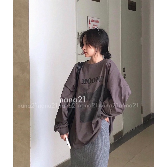 áo thun tay dài mùa đông teen nam nữ.