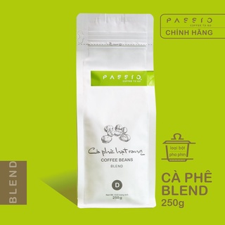 Cà phê Blend dạng Bột (pha phin) nguyên chất 100% rang mộc - Passio Coffee (250g)