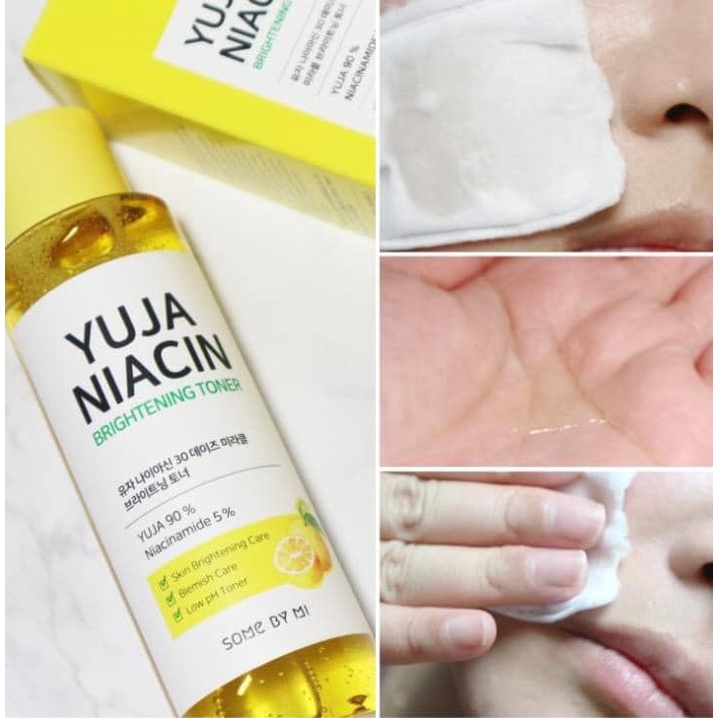Some By Mi Yuja Niacin 30 Day Miracle Brightening Toner Cải thiện làn da xỉn màu Làm sạch sâu lỗ chân lông Nước hoa hồng