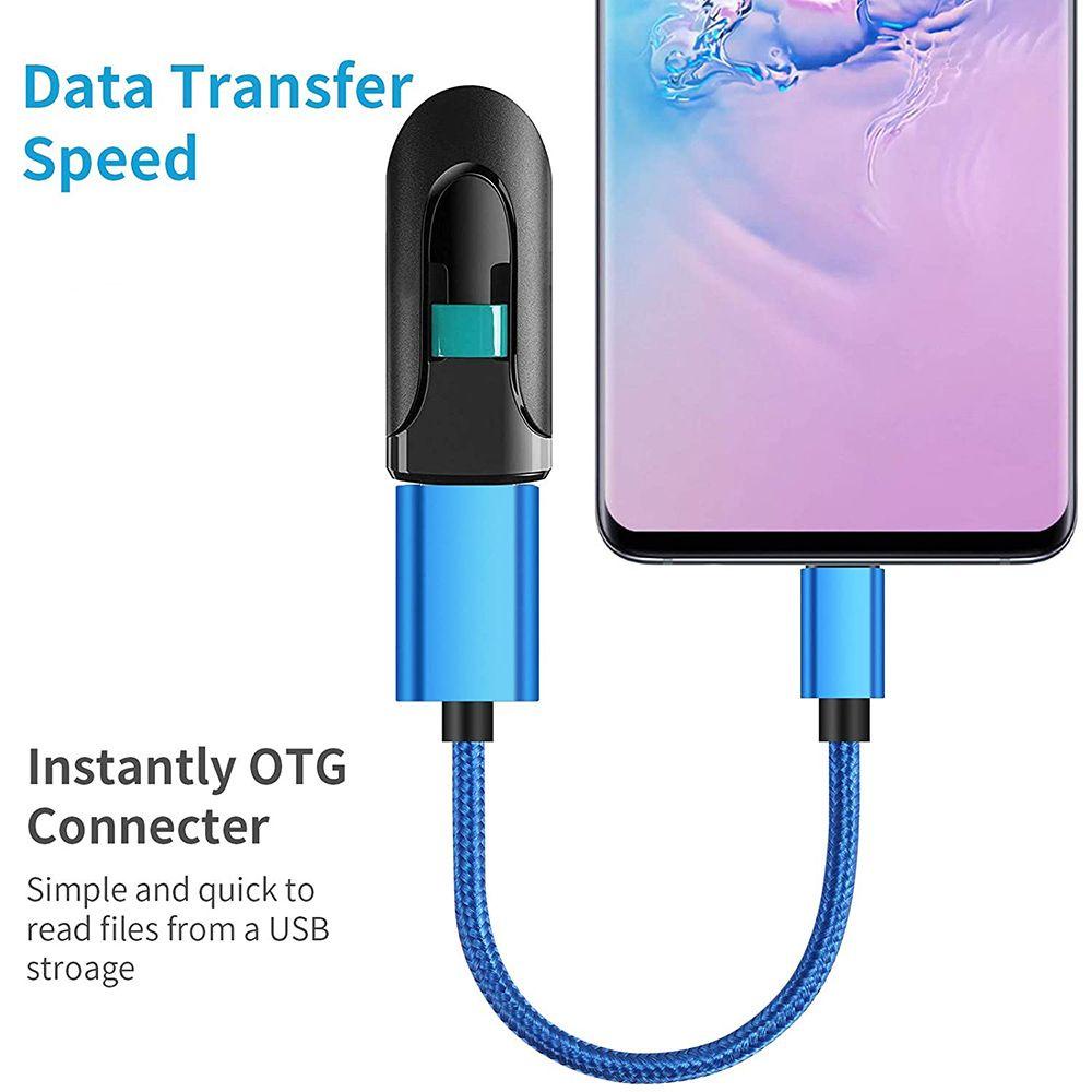 Dây Cáp OTG Type C USB 3.0 Tốc Độ Cao 10cm