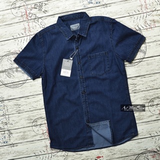 ÁO SƠ MI NAM DENIM XANH NHẠT