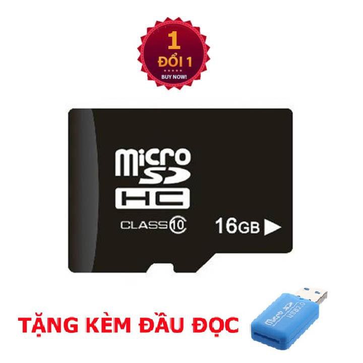 [Xả Hàng] THẺ NHỚ 16GB - TẶNG ĐẦU ĐỌC THẺ - MANG CẢ THẾ GIỚI VÀO CHIẾC ĐIỆN THOẠI CỦA BẠN