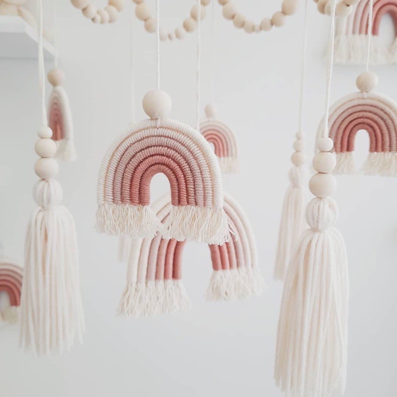 RAINBOW MACRAME - Cầu vồng trang trí decor phòng