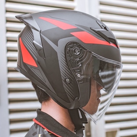 Mũ bảo hiểm 3/4 2 kính YOHE 878 Plus - Ngon bền rẻ - BIKER 176 - Mũ bảo hiểm & Dầu nhớt Vũng Tàu