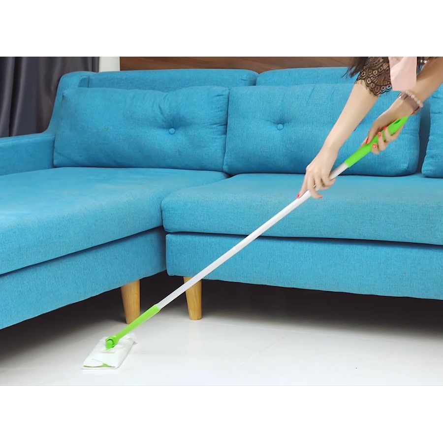 Cây Lau Sàn Tĩnh Điện iHomeDa Kèm 2 Bông Lau Sợi Dài Tĩnh Điện Hút Bụi, Tóc, Lông Thú Cưng Cực Tiện Lợi