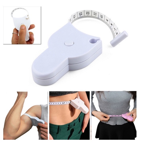 Thước Dây Đo Cơ Thể Tự Động Chính Xác 150cm Có Thể Thu Gọn
