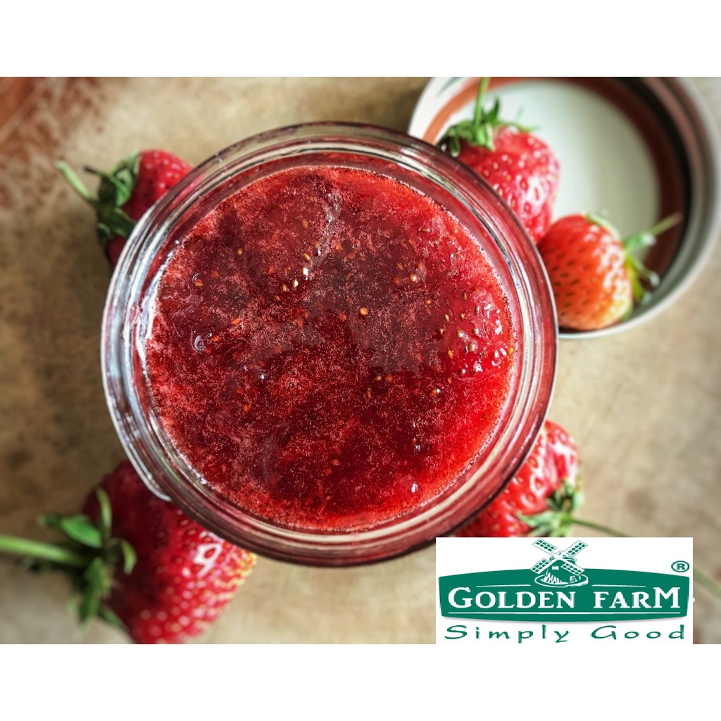 Lốc 3 Hũ Mứt Dâu preserves Golden farm 30g GOODYSHOP