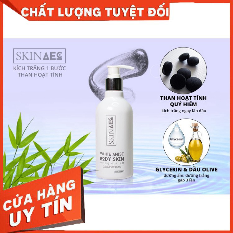 [RẺ] KÍCH TRẮNG THAN HOẠT TÍNH SKIN AEC ANISE | BigBuy360 - bigbuy360.vn