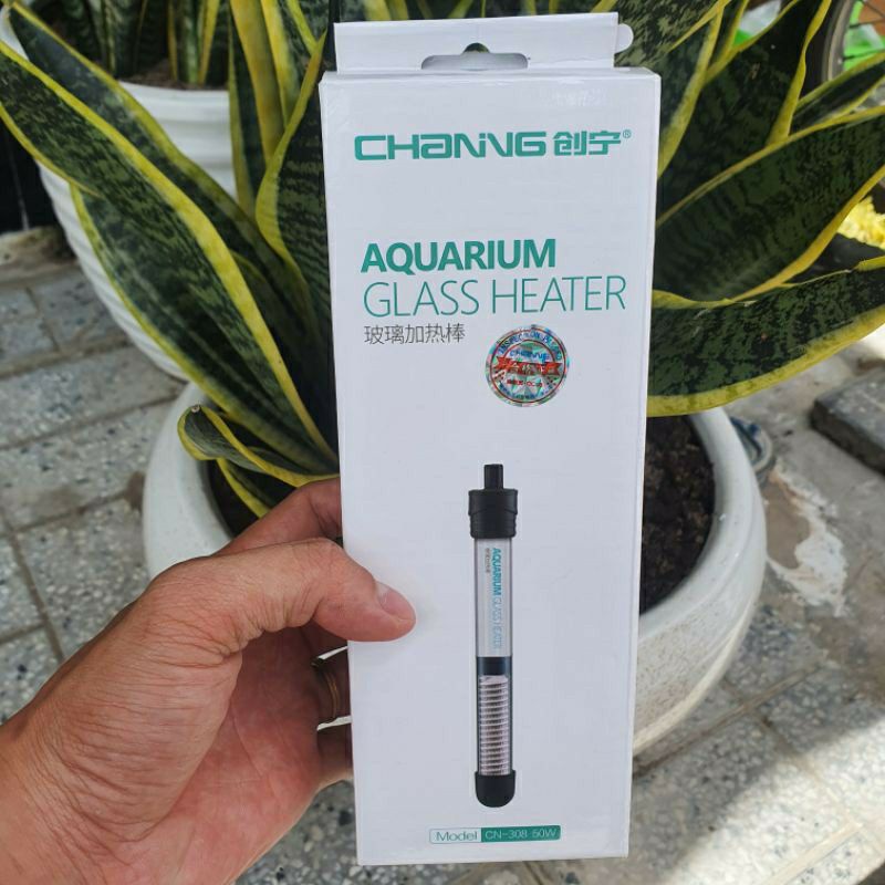 Sưởi Nhiệt Độ Cho Hồ Cá Cảnh, Sưởi Thủy Tinh Chuẩn, Chính Xác 50w, 100w, 200w, 300w- Milo Guppy