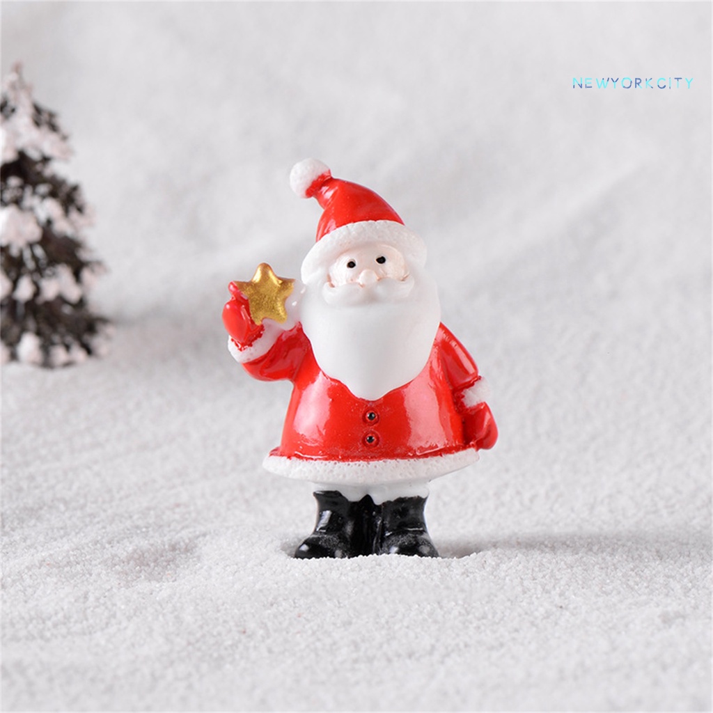 Ny-bức Tượng Resin Phong Cảnh Để Bàn Trang Trí Giáng Sinh Tinh Tế