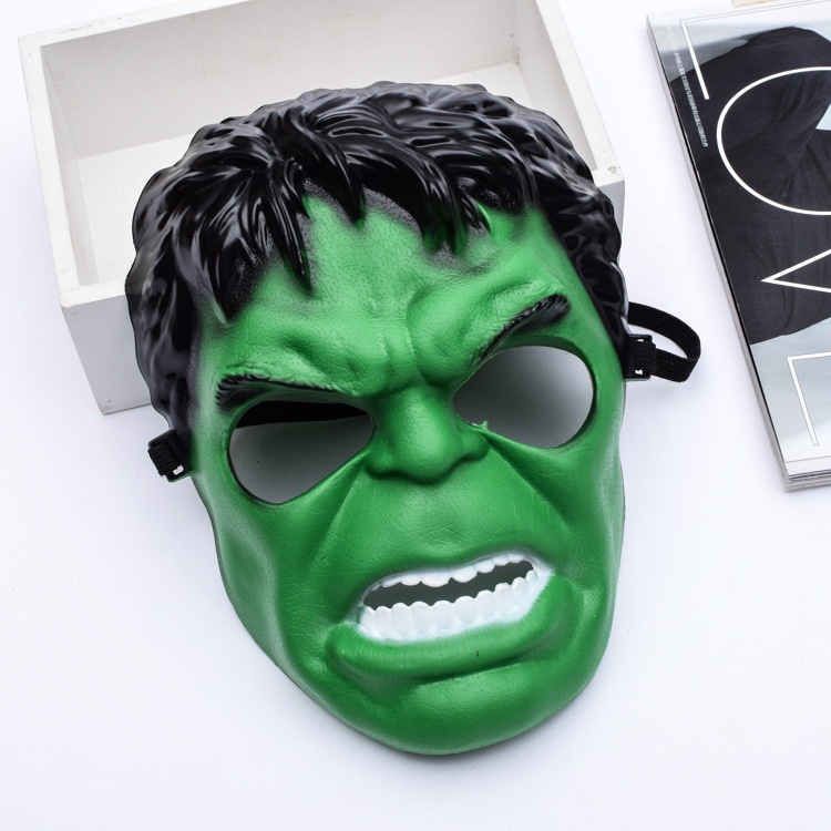 Mặt nạ hóa trang HULK Người Khổng Lồ Xanh đồ chơi hóa trang Avengers Cosplay Halloween sinh nhật cho trẻ em bằng nhựa an