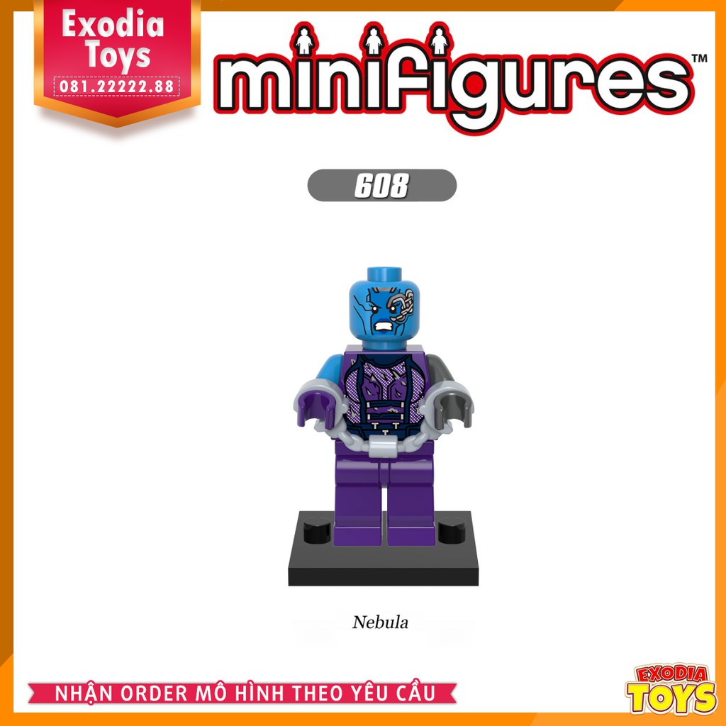 Xếp hình minifigure Vệ Binh Dải Ngân Hà : Guardians Of The Galaxy VOL2 - Đồ Chơi Lắp Ghép Sáng Tạo - X0159