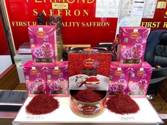 1gr Saffron Negin Iran chính hãng thương hiệu Badiee/Nhụy Hoa Nghệ Tây Iran loại Negin