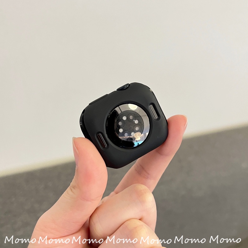Ốp Bảo Vệ Bằng Silicon Mềm Cho Apple Watch Series 7 6 SE 5 4 3 2 1 41MM 45MM 40MM 44MM