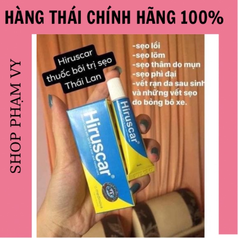 Kem Mờ Sẹo HIRUSCAR NỘI ĐỊA Thái Lan 7gram