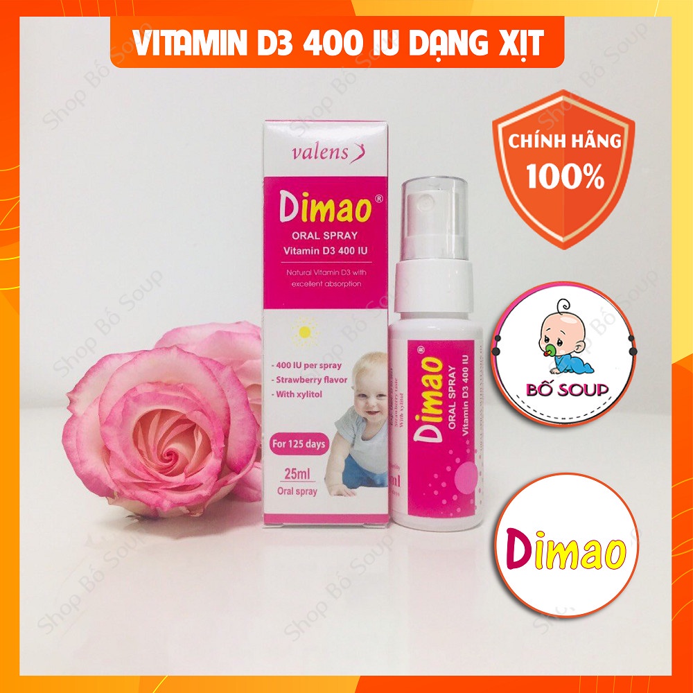 DIMAO VITAMIN D3 400 IU Dạng Xịt Nhập khẩu chính hãng