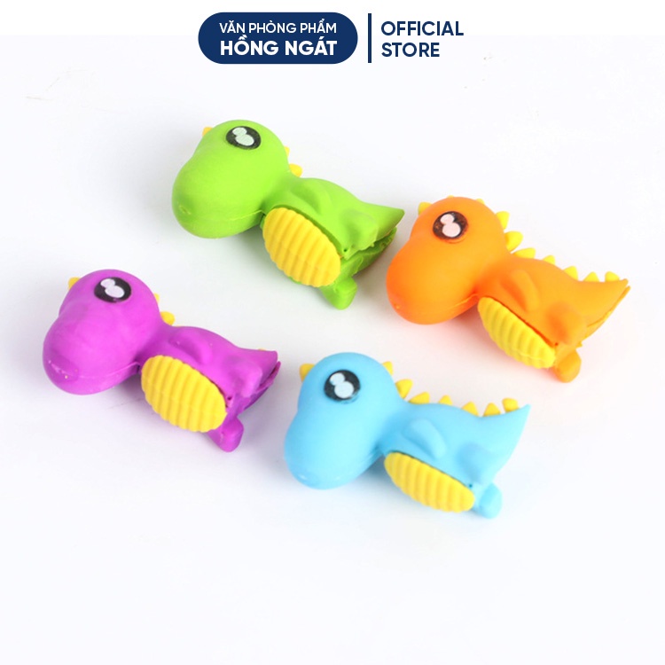 Tẩy bút chì hình con khủng long, đồ dùng học tập dễ thương gôm tẩy cute giá rẻ làm quà tặng học sinh văn phòng phẩm T08