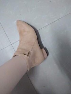 Bốt da lộn cổ ngắn ( kèm ảnh thật)