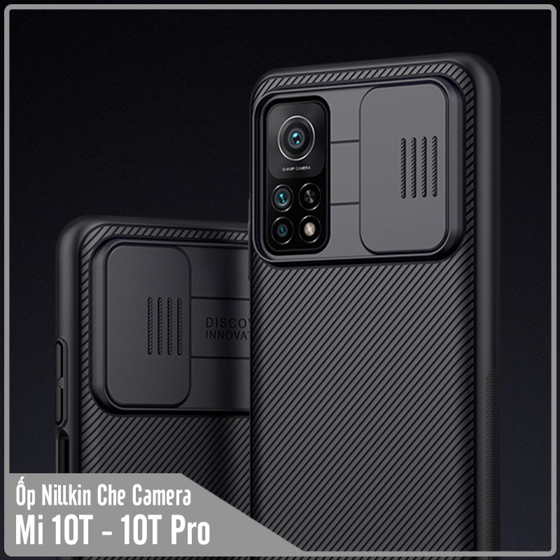 Ốp lưng cho Xiaomi Mi 10T - Mi 10T Pro - Redmi K30S Nillkin CamShield che camera