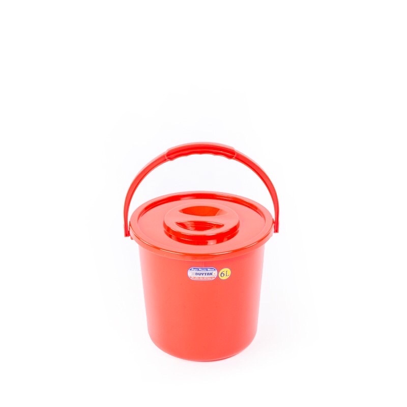 Xô Nhựa Tròn có Nắp Duy Tân 6L-8L-10L-12L-14L-16L-18L-20L-Hàng Chính Hãng