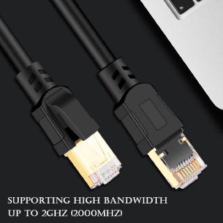 [rememberme]VS2# 0.5m-3m Cat8 RJ45 Network LAN Ethernet Patch Lead Flat Cable 2000Mhz for L