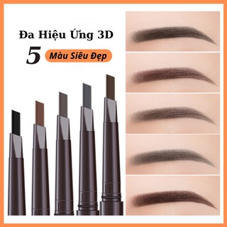 Chì Kẻ Mày Bút Vẽ Chân Lông Mày ❤FREESHIP❤ Tam Giác 2 Đầu Myonly Đa Hiệu Ứng 3D Không Thấm Nước, Mồ Hôi, Lâu Trôi