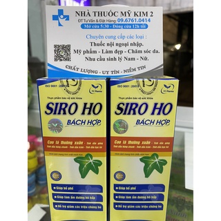 Siro ho bách hợp, giúp làm giảm ho long đờm bổ phổi chai 100ml- Nhà Thuốc Mỹ Kim