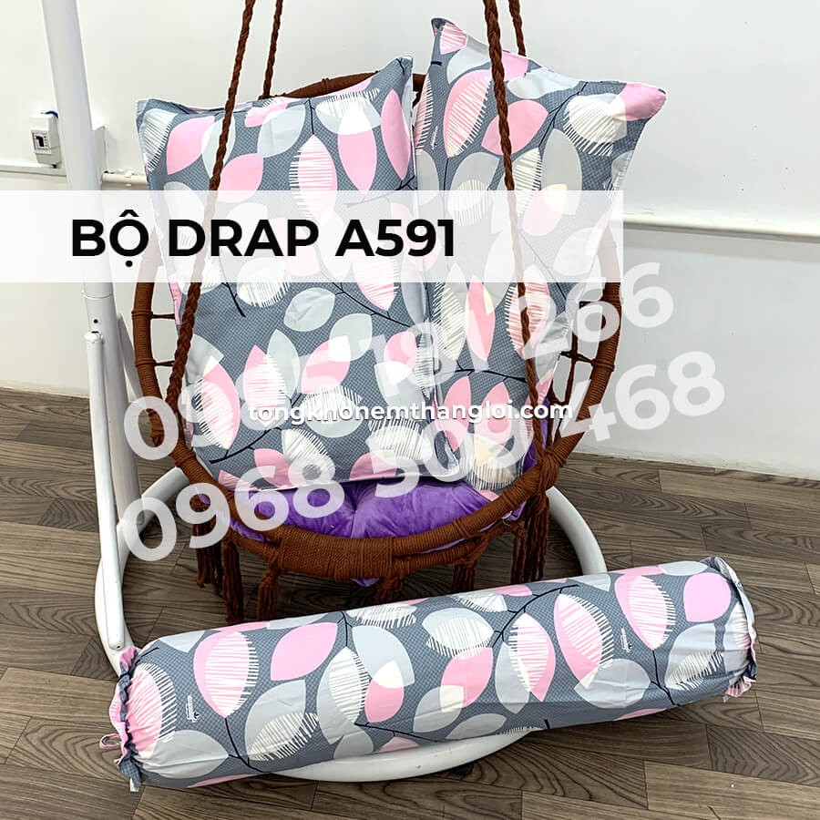 [Ảnh Thật] A591 - Bộ Drap Cotton 4 món Thắng Lợi Chính Hãng