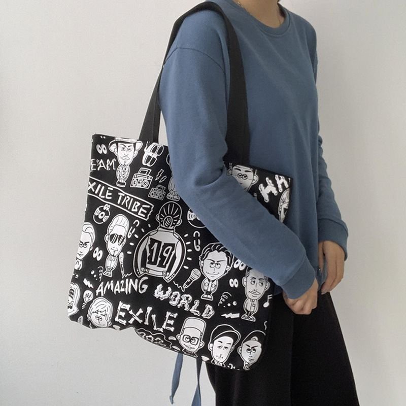 Túi tote bag đẹp vải canvas mềm họa tiết độc đáo đẹp giá rẻ