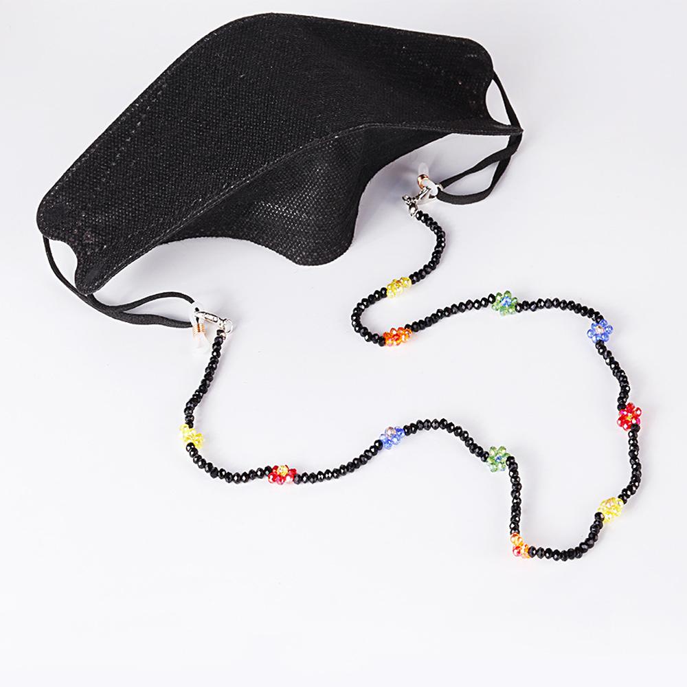 Dây Đeo Mắt Kính Dạng Chuỗi Hạt Bằng Acrylic Chống Thất Lạc WMES15H Hình Hoa Thời Trang