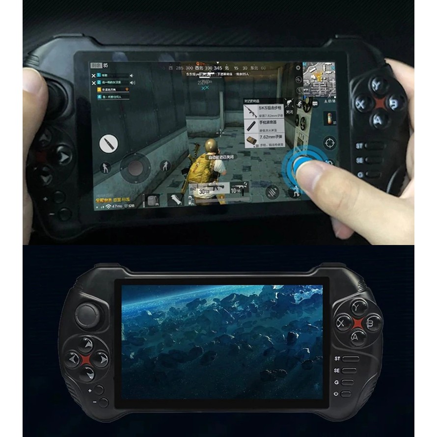 Máy Chơi Game Cầm Tay Powkiddy X15 Andriod 7.0 Wifi Full game PSP/PS1/N64/call of duty/God Of War/PUBG Màn Hình Cảm Ứng