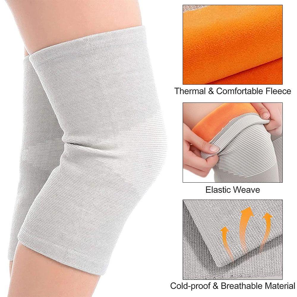 Đệm Bảo Vệ Đầu Gối Bằng Nhung Thoáng Khí Giữ Ấm Mùa Đông