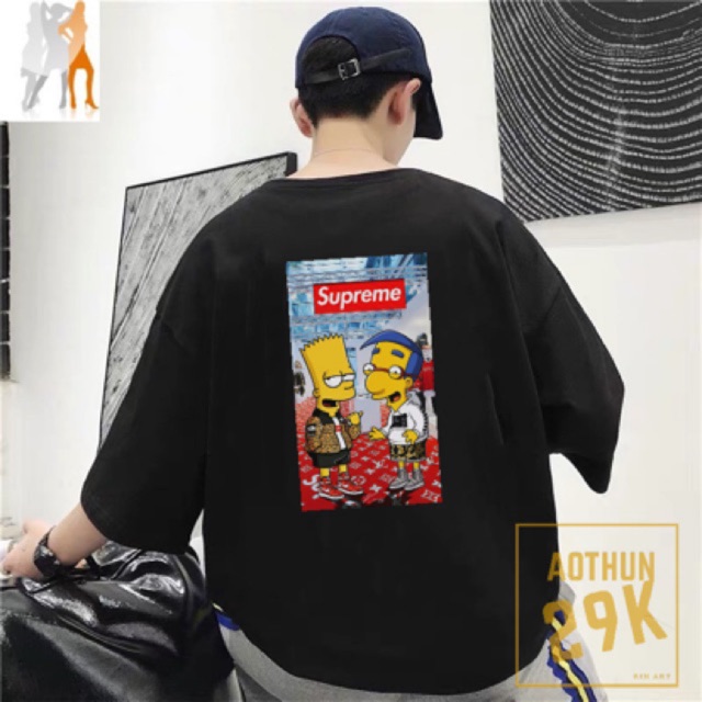 ALBUM 774 - ÁO THUN UNISEX TAY LỠ FREESIZE SIMSON 2020