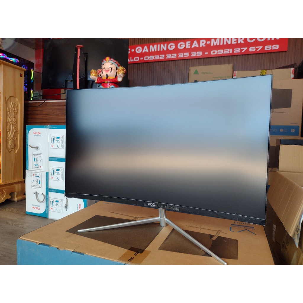 Màn Hình AOC C27V1Q/74 27Inch Cong 75Hz Full Viền FullBox